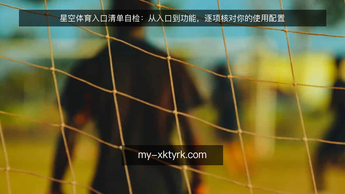 星空体育入口清单自检：从入口到功能，逐项核对你的使用配置